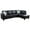 Black faux leather-R, variant on Hommoo 4-Seat Faux Leather Sectional Sofa Couch with Chaise Lounge, L Shaped Sofa Set living room furniture Sofa sets for Home, Left Side, No Ottoman, Black