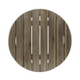 thumbnail image 4 of Benjara Outdoor Side End Table- Slatted- Tapered Legs 16" Gray Acacia Wood, 4 of 5