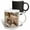 Multicolor, variant on 3drose, Fall City, Wa. Portrait of a Miniature Mediterranean Donkey Foal., 11oz Two-tone Red Mug