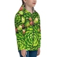 thumbnail image 5 of Kdxio Cactus And Succulents Pattern Kids Boys Girls Zip Up Hoodie 3D Printed Hooded Sweatshirt Hoody Coat with Pocket 7-12 Y-Small, 5 of 6