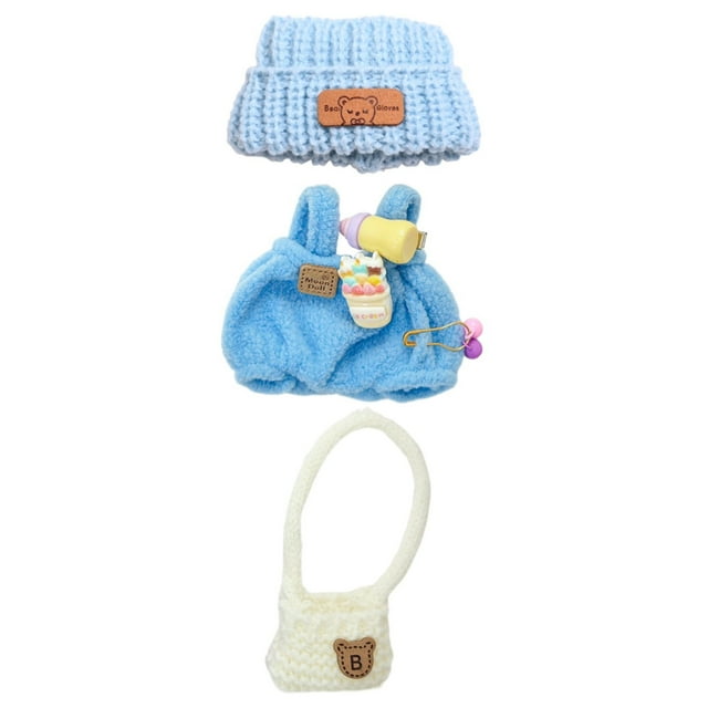 kjfeif Clothes for DOLL Clothes Outfits for Accessories Include Clothes Camera Backpack Small Bottle Pendant Pefect Accessories for DOLL