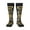 2 Black-1, variant on Happy New Year 2024 (5) print thigh-high socks, crafted for both men and women with a stretchy, high-opaque design perfect for daily wear