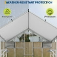 thumbnail image 5 of Home Large Walk-In Cat Enclosure Catio - 94.5" Outdoor Cat Playhouse with 7 Platforms, 2 Condos & Waterproof Roof, Galvanized Steel Patio for Multiple Cats, 5 of 8