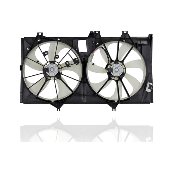 Engine Cooling Fan Assembly - Pacific Best Inc. Fit/For 167110H020 02-08 Toyota Solara 4 Cylinder 2.2L/2.4L Fits select: 2002-2008 TOYOTA CAMRY SOLARA