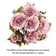 thumbnail image 2 of Ramo de flores artificiales 30cm Decoración de pared de imitación floral • Exposición floral de boda en mano • Simulación de centro de mesa de jardín en una fiesta en casa, 2 of 6