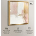 thumbnail image 2 of Blush Gold Shimmer I Canvas Abstract Earth Tone by Art Remedy, Gold Frame, 30 x 36, 2 of 7