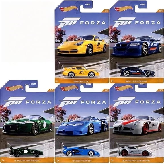 HW Forza Series #1-5 Set of 5 Cars GDG44