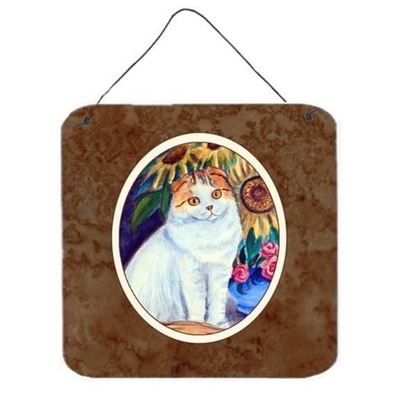 Cat Wall or Door Hanging Prints, 6 x 0.02 x 6 in.