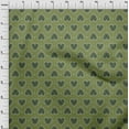 thumbnail image 3 of oneOone Georgette Viscose Fabric Floral Block Printed Craft Fabric BTY 42 Inch Wide, 3 of 4