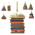 thumbnail image 3 of Book Lovers Fu N Reads Christmas Acrylic Ornament Decorative Hanging Display Art, 3 of 4