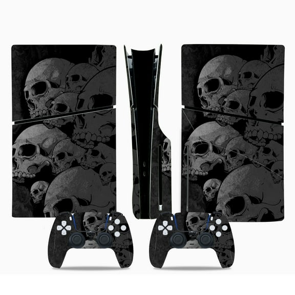 Skin Stickers for PS5 Slim Disc Edition Game Console, Protective Color Stickers Cartoon Films-Disc Edition-B
