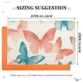 thumbnail image 6 of Yayeee Doormat for Indoor Entrance 32" x 20" Non Slippery Floor Rug, Watercolor Butterflies, 6 of 8