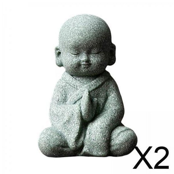 Estatua del monje Buda,Estatua de Buda,pequeña figura de monje,decoración,Inicio Esculturas en miniatura,Adornos de figuras,manualidades,accesorios de escritorio,Decoraciones escultóricas