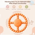thumbnail image 3 of Juguete sensorial vibratorio recargable por USB Teether BIKCANP de 12 cm, 3 of 6