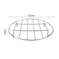thumbnail image 2 of BUYISI 6/7/8/9/10 Inch Single-layer Grill Rack Grid Bakings Tray Racks Stainless Steel Air Fryer Steaming Rack Round Steamer Rack 9 inches, 2 of 5