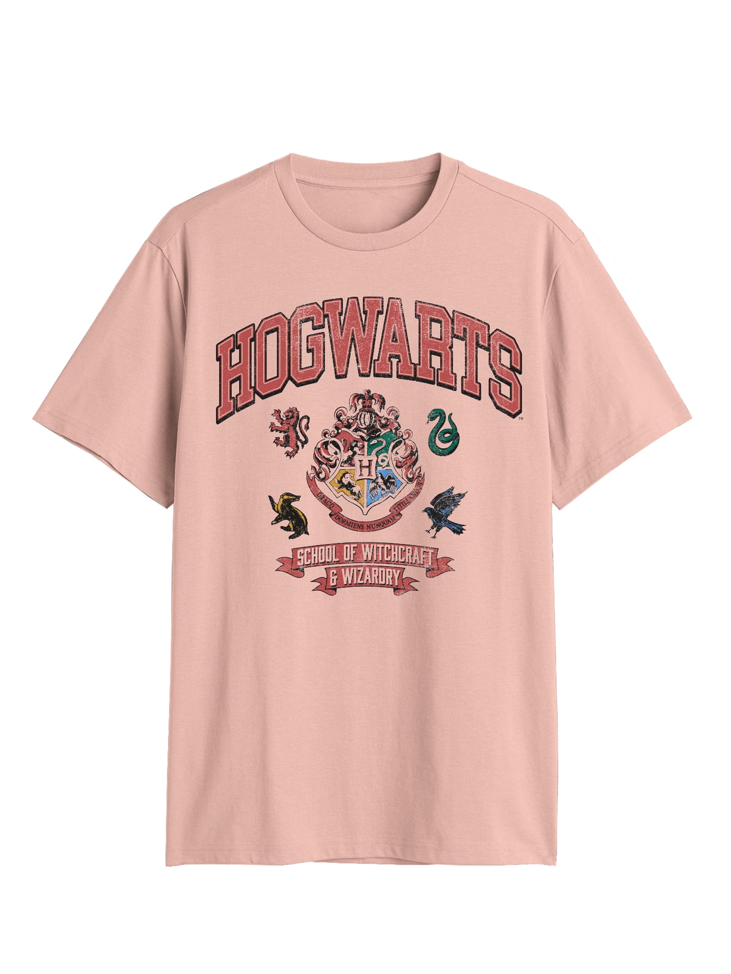 Harry Potter Men's & Big Men's Graphic Tee, Crest Warts, Sizes S–3XL