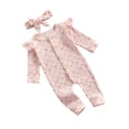 thumbnail image 2 of Mialoley Bébé Impression Col Rond Jumpsuit à Manches Longues, 2 of 8
