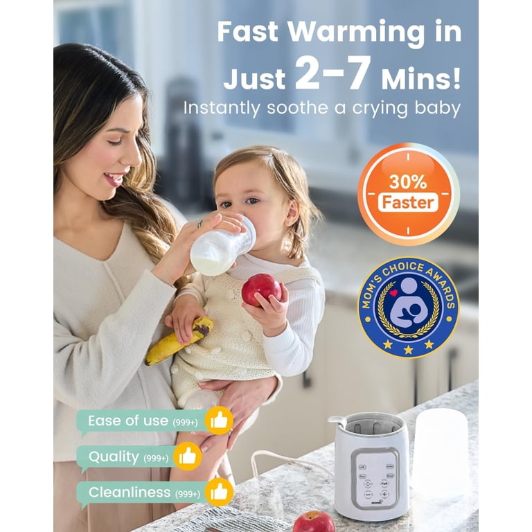 Grownsy 10-in-1 Baby Bottle Warmer, Fast 3-Min photo 2