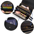 thumbnail image 3 of UTO Womens Small Crossbody Purses PU Leather Cellphone Bags Ladies Clutch Shoulder Handbags Wallet Purse(Black), 3 of 8