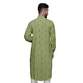 thumbnail image 4 of Atasi Kurta Imprimée Col Mandarin Décontractée Chemise Ethnique Longue Kurta Asymétrique, 4 of 6