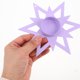 thumbnail image 5 of unbranded De Metal Violeta Para Centro De Con Detalles Artísticos Sofisticados, 5 of 8