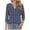 Blue, variant on Vekome Womens Pullover Tops 3/4 Sleeve Plus Size Shirts V Neck Casual Tee Shirts Print Summer Clothes Purple S