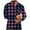 AA-Purple, variant on BiZtdJrK Men's Flannel Plaid Shirts Fall Winter Long Sleeve Button Down Shirt Casual Lapel Fashion Jackets with Pocket Orange L