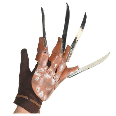 Freddy Krueger Halloween Glove for Adults, A Nightmare on Elm Street, One Size