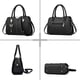 thumbnail image 4 of Bolso de mano para mujer, bolso de mano de piel sintética, bolso cruzado, bolso de hombro, bolsos con asa impermeable para viajes, compras y trabajo, 4 of 5