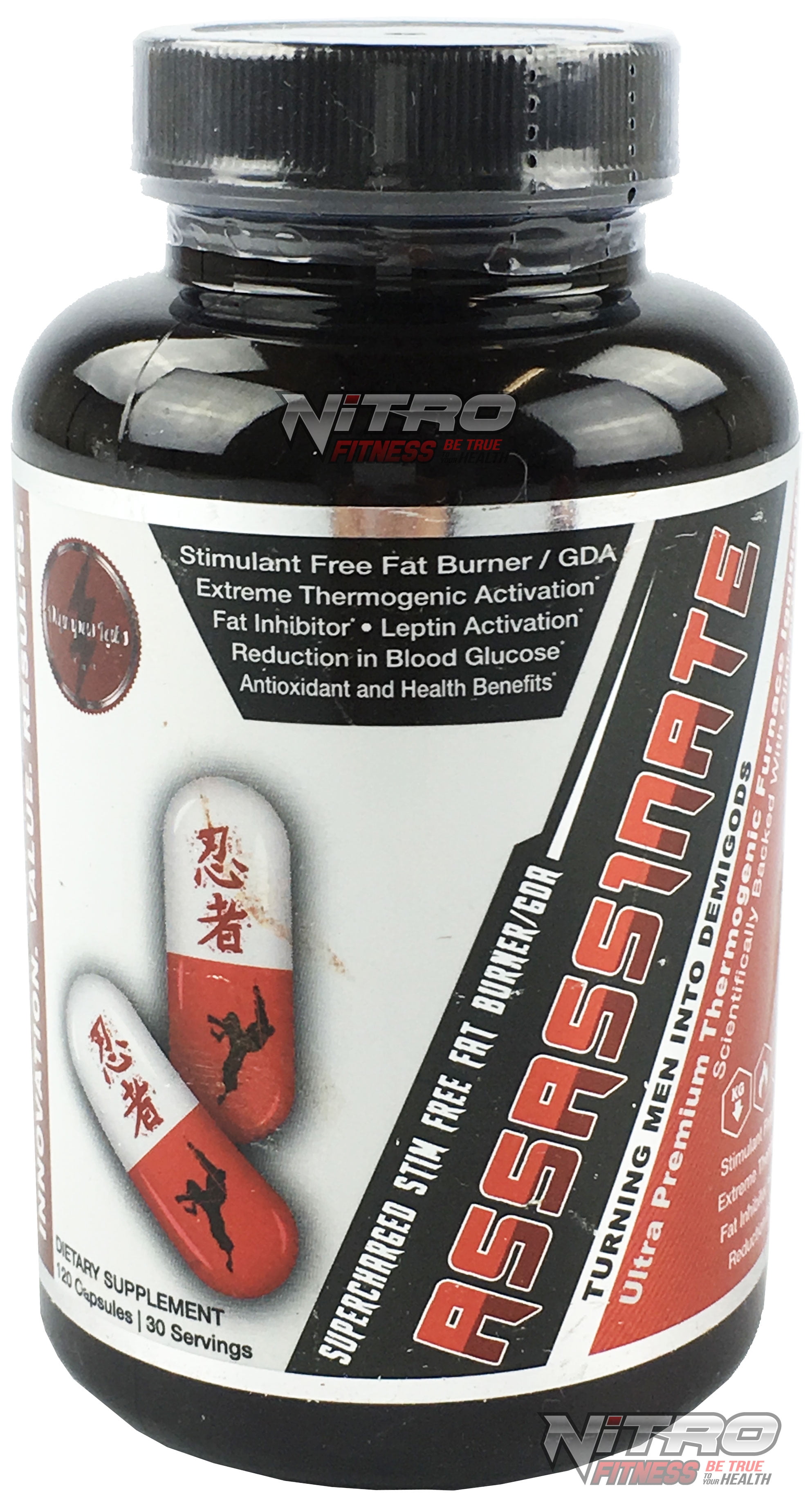 Olympus Labs Assass1nate Stim Free Fat Burner (120ct)