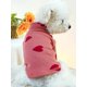 thumbnail image 2 of Valentine's Day 1pc Pet Love Heart Striped Base Shirt, 2 of 5