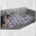 thumbnail image 6 of Tribal Soft Flannel Fleece Throw Blanket, Mexican Pattern with Geometric Forms Vintage Boho Artwork Design Print, Cozy Plush for Indoor and Outdoor Use, 60" x 80", Mauve White, by Ambesonne, 6 of 6