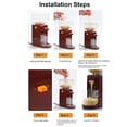 thumbnail image 6 of Riousery Electric Peanut Butter Maker Home Nut Butter Machine for Almond Cashew Hazelnut 110V US Plug, 12x6.3x3.1 in / 30.5x16x8 cm, 6 of 9