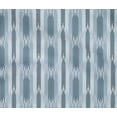 thumbnail image 3 of Tissu Imprimé à Rayures Style Ikat 1 Yard 40 Inch Wide, 3 of 3