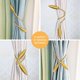 thumbnail image 4 of Paquete de 2 alzapaños de cortina de estilo europeo creativos y decorativos para ventanas de casa y oficina (dorado), 4 of 5