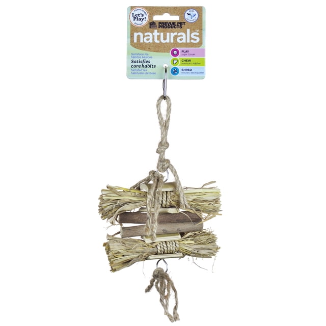 Juguete masticable Prevue Pet Products Naturals Strawful para animales pequeños