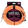 Braided Straight/Angle Instrument Cable Neon Orange 25ft