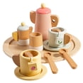 thumbnail image 4 of HILABEE Ensemble de Jeu de Rôle Simulation Montessori pour Enfants Filles Tout-Petits Ensemble de Thé de l'Après-midi, 4 of 9