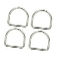 thumbnail image 5 of Tachiuwa 4 Pieces Welded D s Metal Loops Buckles Solid Cast Multi Purpose D Shape s D Shape Buckle for Bags Pet Collars Crafts 0.4cmx2.85cmx2.3cm, 5 of 10