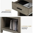 thumbnail image 5 of YIGOBUY Dresser Nightstands - Set of 2 Farmhouse Nightstands for Bedroom, Wooden Bedside Table Storage Organizer for Bedroom,Nursery, Living Room, Hallway, Entryway, 5 of 6