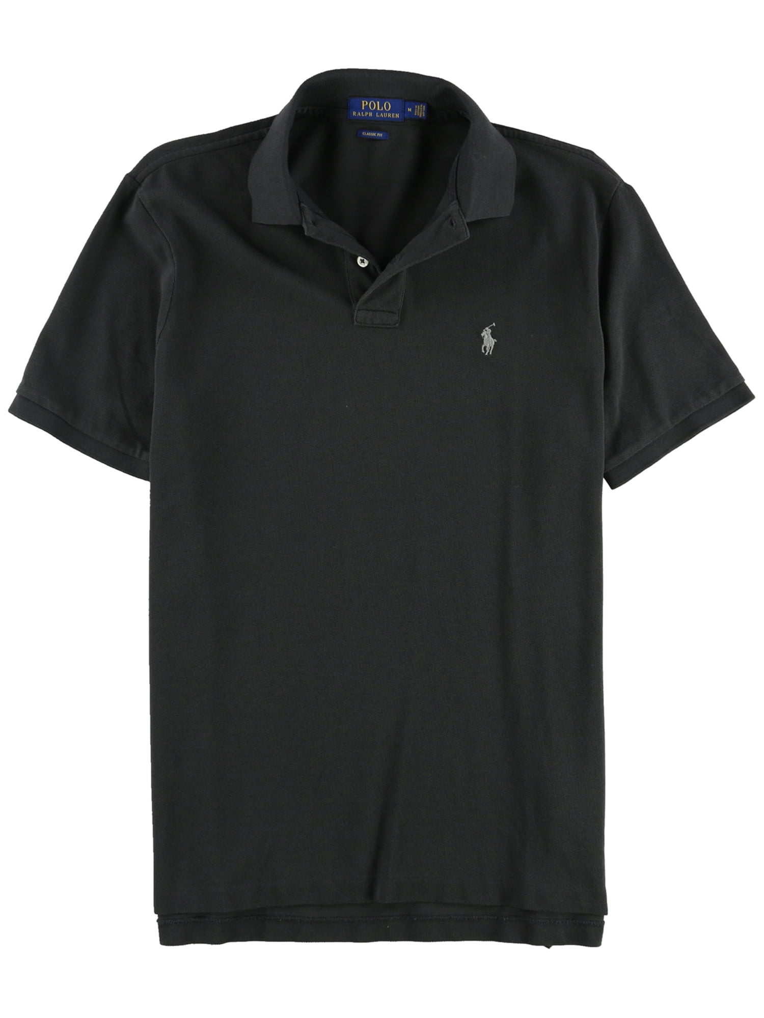 ralph lauren mens black polo shirt