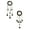 A 1PCS & B 1PCS, variant on WUSUOWEI Witch Bells Witchcraft Decor, Decorative Hanging Witch Wind Chimes for Home Handmade, Rattan Witch Bells Door Car Wall Decor Blessing Gifts 3/2/1PCS