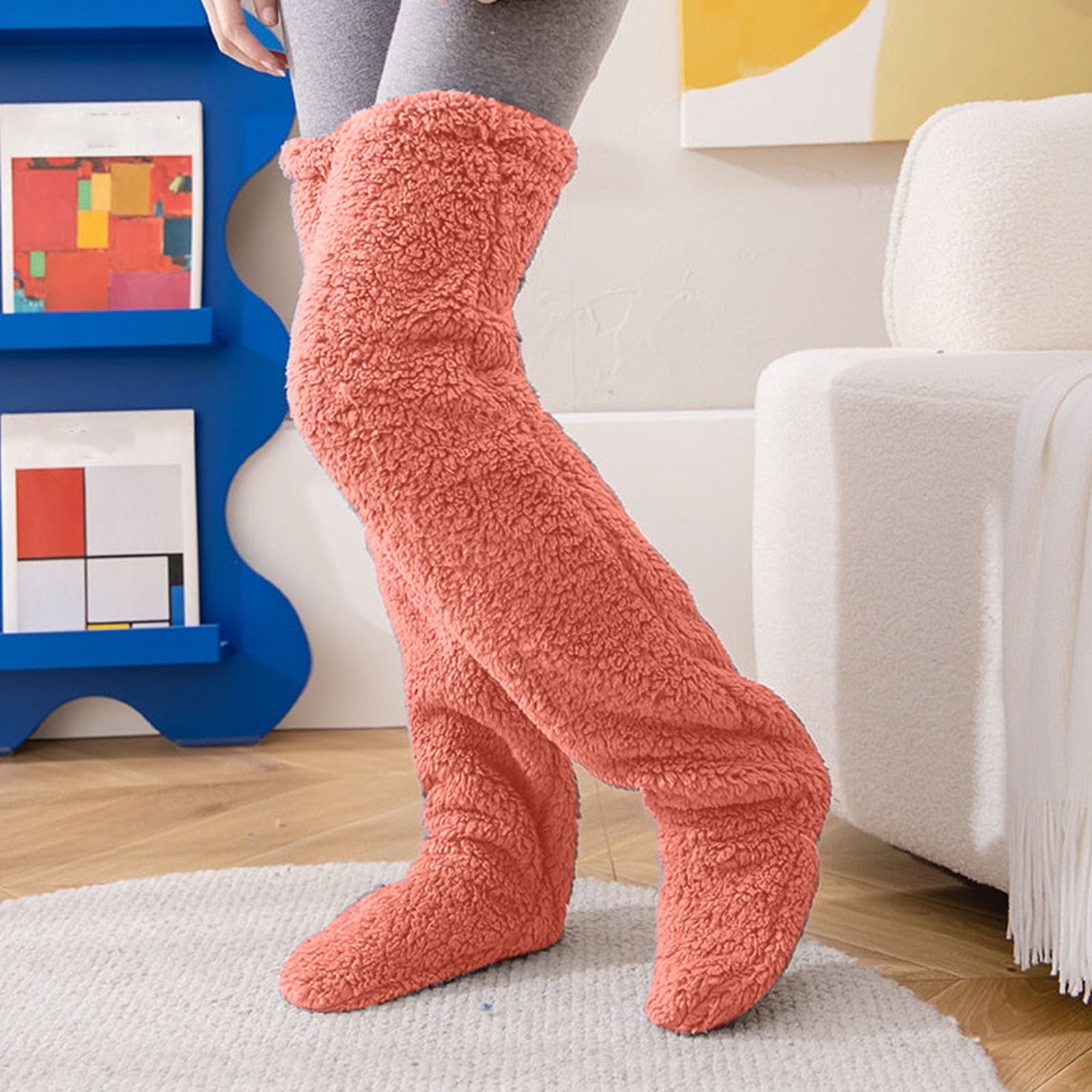 Lot De 5 Paires De Chaussettes Polaire Corail Pour Femme - Tailles 36-42, épaisses Et Moelleuses | Pour Maison, Dormir, Hiver
