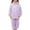Light Violet, variant on KAUOD Girls 2 Piece Plush Jackets Pants Set Plain Fuzzy Zip up Fuzzy Coats Soft Warm Straight Pants Outfits for Kids
