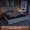 KING - Off-white, variant on King Size Upholstered Platform Bed Frame with Diamond Tufted Headboard – 2 Storage Drawers – Sturdy Wooden Slats Support – Heavy Duty – Noise-Free – No Box Spring Needed –  Color: KING - Grey