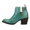 thumbnail image 3 of Ferrini Womens Stella Studded Round Toe Cowboy  Ankle Boots, 3 of 5