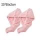 thumbnail image 2 of Paquete de 2 toallas para el cabello, pañuelo absorbente de secado rápido, botones para mujer, gorros para cabello rizado y largo, 2 of 5