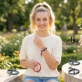 thumbnail image 4 of Adorable Bunny Buddies Bracelet, Vintage Metal Rabbit Pendant Jewelry, Adjustable Handcrafted Cord Wristband, Personalized Daily Fashion Accessories for Women Girls Teens Gift, 4 of 5