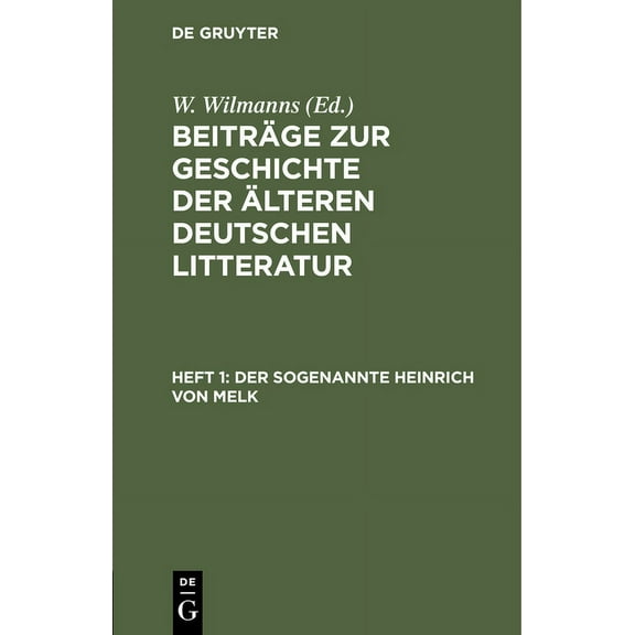 Der Sogenannte Heinrich Von Melk, (Hardcover)