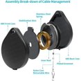 thumbnail image 2 of VR Cable Management - Virtual Reality Wire Ceiling Pulley System for Oculus Rift S/Lenovo/Playstation VR/HTC Vive/HTC Vive Pro/Samsung Odyssey VR Accessories, 2 of 8